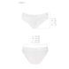 Трусики с широкой резинкой и кружевом Passion PS001 PANTIES S, white SO4173 фото 5