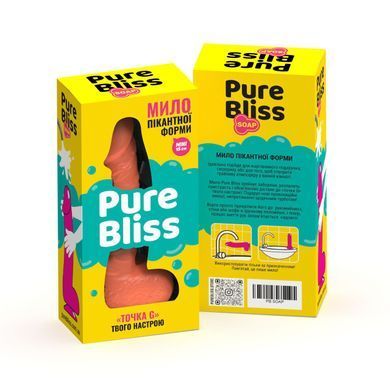 Мыло в форме пениса Pure Bliss MINI Coral, крафтовое мыло-член, натуральное SO6356 фото
