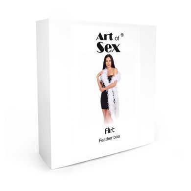 Боа з пір&rsquo;я Art of Sex, довжина 2 метри, колір білий SX4671 фото