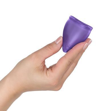 Менструальна чаша Fun Factory FUN CUP SIZE B Black Currant, багаторазова, діаметр 4,3 см, об&rsquo;єм 30 мл SX3675 фото