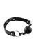 Кляп с силиконовым шариком Fetish Tentation Premium Leather gag with silicone ball Black, кожа SX1101 фото 1