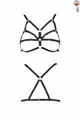 Бюстгальтер-стрепи Passion Exclusive ARMANDA BRA XXL/XXXL, black PS26803 фото