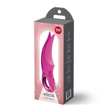 Вібратор для клітора Fun Factory VOLTA Magenta, гнучкий подвійний кінчик SX4241 фото