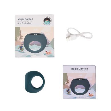 Ерекційне віброкільце Magic Motion Dante II, керування за допомогою смартфона SO5743 фото