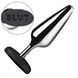 Анальна пробка Master Series Butt Slut Metal & Silicone Butt Plug - Silver SX2225 фото 1