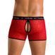 Чоловічі прозорі боксери Passion 046 SHORT PARKER L/XL Red, сітка, під леопард SO7609 фото 2