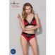 Эластичный топ с кружевом Passion PS001 TOP S, red-black SO4185 фото 3