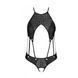 Розпродаж!!! Боді з екошкіри з ремінцями та перфорацією Tamaris Body black L/XL &mdash; Passion SO5793 фото 3