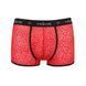 Чоловічі прозорі боксери Passion 046 SHORT PARKER L/XL Red, сітка, під леопард SO7609 фото 5