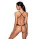 Розпродаж!!! Боді з екошкіри з ремінцями та перфорацією Tamaris Body black L/XL &mdash; Passion SO5793 фото 2