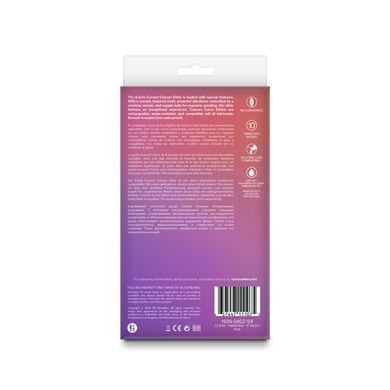 Ділдо з вібрацією NS Novelties Colours - Curve - Vibrating - 6" Dildo - Pink SX4334 фото