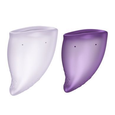 Набір менструальних чаш Fun Factory FUN CUP EXPLORE KIT, 2 шт, Multicolored Violet, об&rsquo;єми 20 та 30 мл SX3680 фото