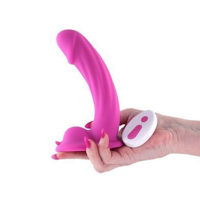 Ділдо з вібрацією NS Novelties Colours - Curve - Vibrating - 6" Dildo - Pink SX4334 фото