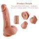 Ультрареалістичний фалоімітатор для секс-машин Hismith 8.3&Prime; 2-layers Silicone Flesh Dildo, 2-шаровий SO6204 фото 2