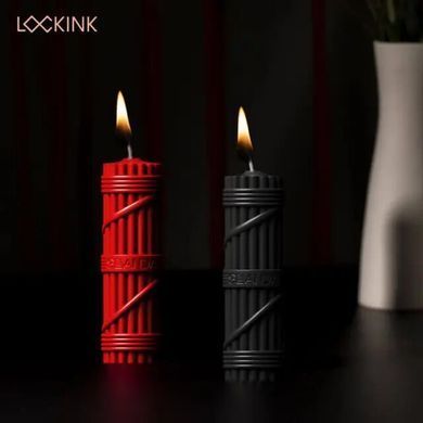 БДСМ-свечи LOCKINK SEVANDA Fetish Drip Candles Set, 2 шт, низкотемпературные, скребок в комплекте SX0861 фото