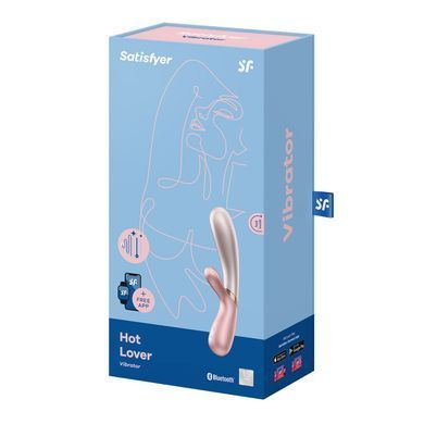Смарт вібратор-кролик із підігрівом Satisfyer Hot Lover Pink SO5544 фото