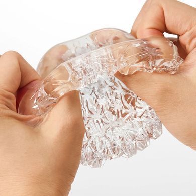 Мастурбатор Tenga Geo Coral Clear, новый материал, объемные звезды SX5128 фото