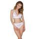Еластичний топ з мереживом Passion PS001 TOP L, white SO4187 фото 2