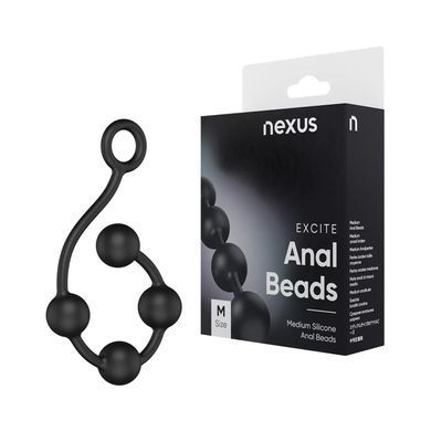 Анальные шарики Nexus Excite Medium Anal Beads, силикон, макс. диаметр 2,5 см SO3071 фото