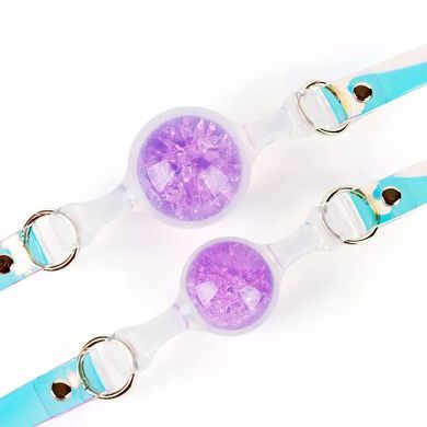 Кляп Liebe Seele Crystal Ball Gag - Purple (Large Ball) SX4855 фото