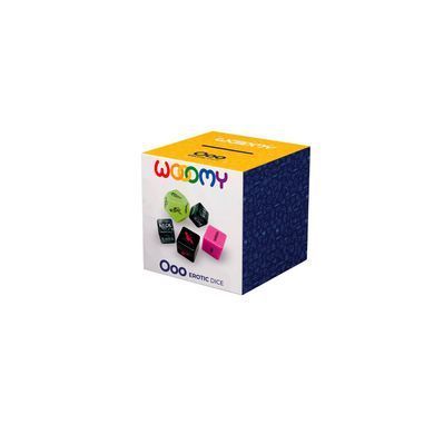 Набор кубиков Wooomy Ooo 5 Dice Set (EN): места и позы для секса, интимные действия и части тела SO7403 фото