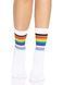 Носки женские в полоску Leg Avenue Pride crew socks Rainbow, 37&ndash;43 размер SO8584 фото 1