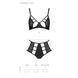Розпродаж!!! Комплект з екошкіри Passion Tamaris Set black S/M, бюстгальтер та трусики SO5797 фото 5