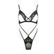 Боди монокини с открытой грудью Passion DIABOLINA BODY L/XL, black PS25801 фото 3