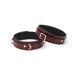 Фіксатори для стегон Liebe Seele Wine Red Thigh Cuffs S Size, натуральна шкіра SO9454 фото 1
