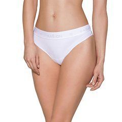 Трусики-бразиліана з бавовни Passion PS005 PANTIES M, white SO4224 фото