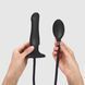 Надувной фаллоимитатор Strap-On-Me INFLATABLE DILDO PLUG - NOIR, шарик внутри, диаметр до 6 см SO7383 фото 1