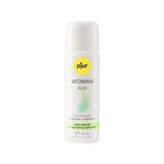 Лубрикант на водной основе pjur Woman Aloe 30 мл, с экстрактом алоэ, увлажняющий, без парабенов PJ13310 фото