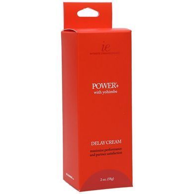 Потужний крем-пролонгатор Doc Johnson Power+with Yohimbe Delay Cream, екстракт Йохимбе, 56 г, коробка SO4541 фото