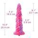 Фалоімітатор для секс-машин Hismith Awl Shape Silicone Dildo Monster Series, кріплення KlicLok SO9965 фото 2