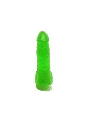 Мыло в форме пениса Чистий Кайф Green size S, крафтовое мыло-член, натуральное SO4798 фото