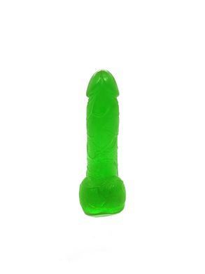 Мыло в форме пениса Чистий Кайф Green size S, крафтовое мыло-член, натуральное SO4798 фото