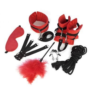 BDSM-набор Art of Sex &ndash; Soft Touch BDSM Set, красный, 9 предметов SO6599 фото