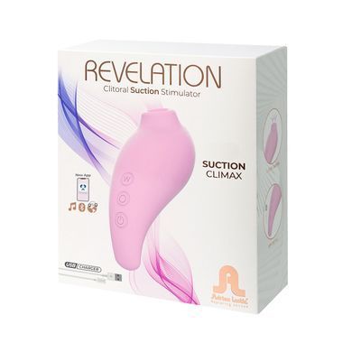 Вакуумний смарт-стимулятор Adrien Lastic Revelation Pink, режим Boost, керування через застосунок SO8533 фото