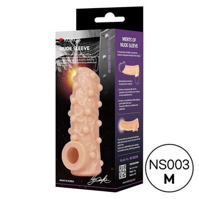 Насадка на член Kokos Nude Sleeve NS 003 M SX1475 фото