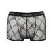 Мужские прозрачные боксеры Passion 032 SHORT JAMES S/M Black, сетка SO7568 фото 5