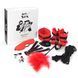 BDSM-набор Art of Sex &ndash; Soft Touch BDSM Set, красный, 9 предметов SO6599 фото 1