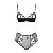 Эротический комплект с рисунком Passion LOVELIA BIKINI L/XL, black SO4747 фото 3