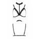 Бюстгальтер-стрепы с чокером Passion Exclusive SHELLY BRA S/M, black PS27902 фото 5