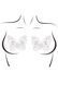 Пэстис-бабочки из кристаллов Leg Avenue Chrysallis nipple sticker, наклейки, светятся в темноте SO9177 фото 1