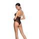 Бодистокинг с декольте Passion BS088 black, имитация корсетной шнуровки SO6382 фото 2