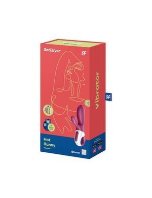 Смарт вібратор-кролик із підігрівом Satisfyer Hot Bunny SO6086 фото