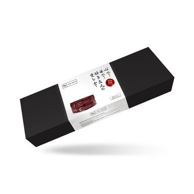 Кожаный пояс для бондажа Liebe Seele Wine Red Waist Cuff, S Size SO9460 фото