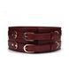 Кожаный пояс для бондажа Liebe Seele Wine Red Waist Cuff, S Size SO9460 фото 1