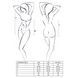 Боди Passion CHARMING BODY XXL/XXXL, black EL11003 фото 3