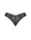 Кружевные стринги Obsessive Donna Dream crotchless thong M/L Black, открытый доступ SO8643 фото 4